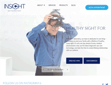 Tablet Screenshot of insightoptometry.com